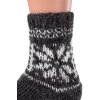 vlněné ponožky tmavé s vločkou (5)