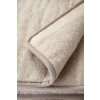 Jednostranná deka, australian merino 220x200 cm 600g béžovác