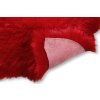 ovčí kůže červená