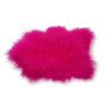 sytě růžová ovčí kožešina