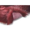 islandská ovčí  kožešina bordó