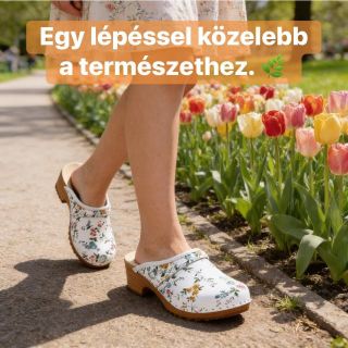 🌿 Fa és valódi bőr – természetes anyagok a mindennapi kényelemért. Fa talpú, valódi bőr felsőrészű női klumpák különböző...