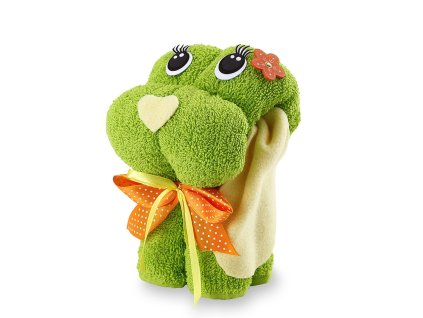 froté ručník zelený pes (2)