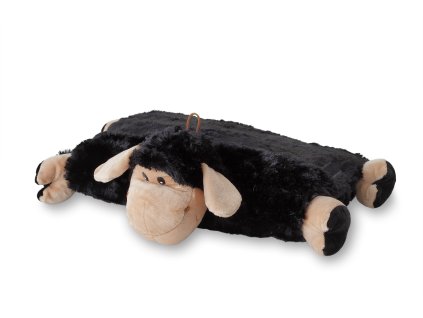 plyšový polštářek černá ovečka