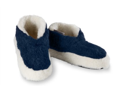 bačkory televizní kotníkové tmavě modré