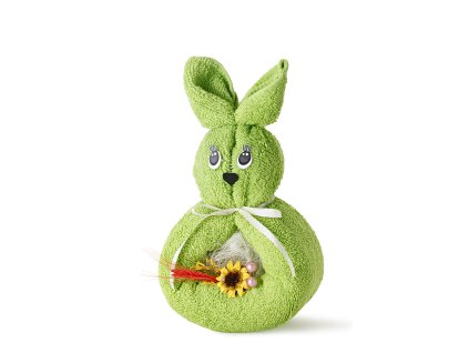 králíček zelený s mašlí (2)
