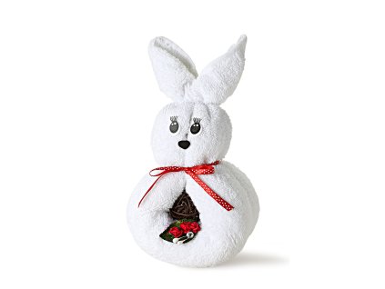 králíček bílý s rudou mašlí (2)