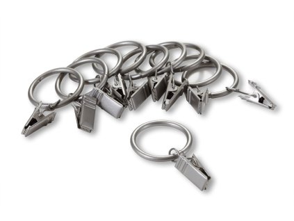 žabky, kroužky kovové, stříbrné