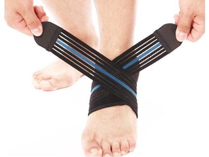 Prodyšná elastická bandáž kotníku s popruhy (7)