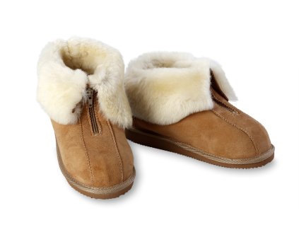 kožené zimní boty