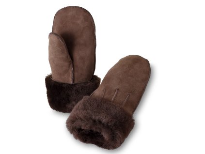 Rukavice kožené Exclusive hnědé
