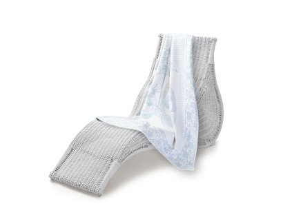 Jednostranná deka dětská bavlna, 100x140 cm, modrá sova (6)