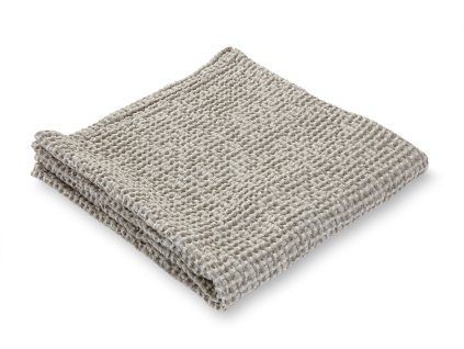 Jemný waflový ručník, šedý