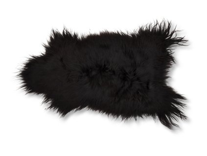 ovčí kůže černá