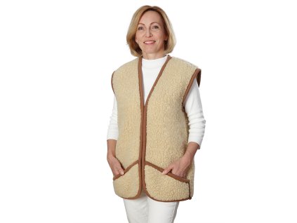 vesta z ovčí vlny