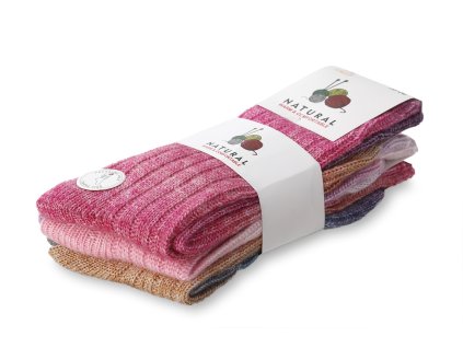 sada vlněných ponožek