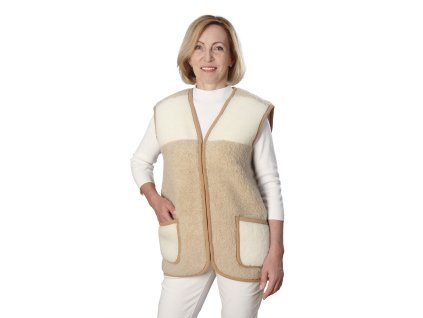 dámská vesta vlna