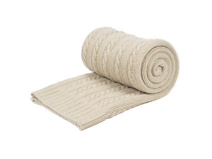 merino pletená deka