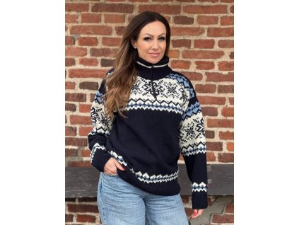 zimní norský svetr