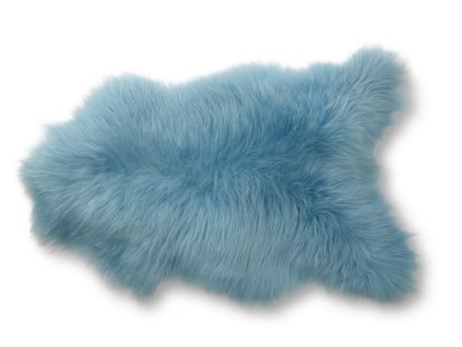 modrá ovčí kožešina