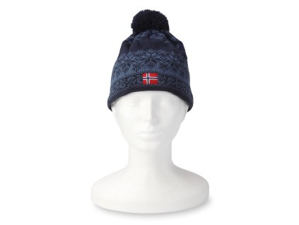 tmavě modrá zimní čepice