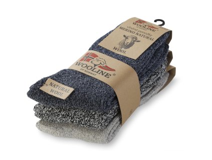 vlněné ponožky 3v1
