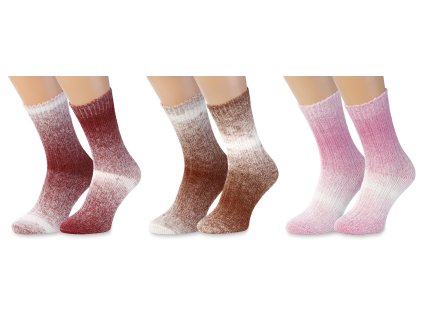 hebké hezké vlněné ponožky