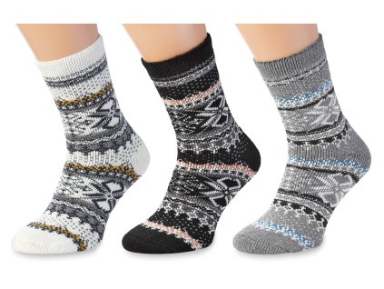 sada vlněných ponožek