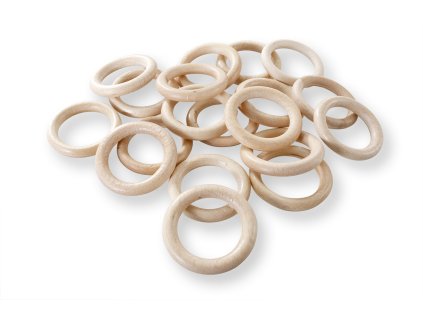 dřevěné kroužy borovice