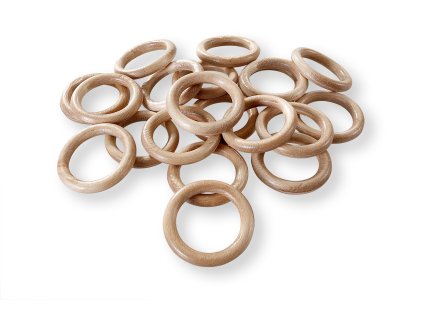 dřevěné kroužky bukové