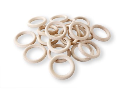 dřevěné kroužky surové (2)