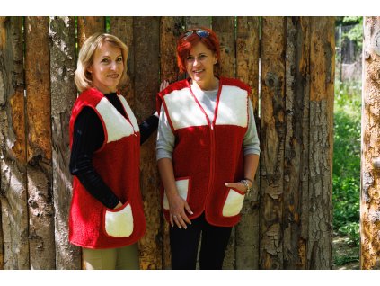 teplá dámská vesta