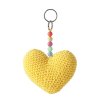 háčkované srdce žluté