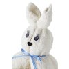 králíček bílý s modrou mašlí
