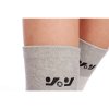 bandáž na koleno, elastická šedá (3)
