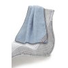 3403 8M Vlněná Merino deka Thumbled světle modrá (6)