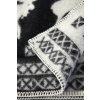 vlněná deka sob černobílý 5