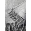 Vlněný pléd, šedý 155x200 cm (2)