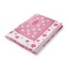 Jednostranná deka dětská bavlna, 100x140 cm, růžová kočka (2)