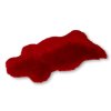 ovčí kůže červená