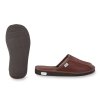Kožené pánské pantofle hnědé