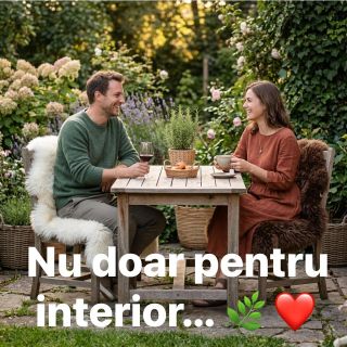 Produsele noastre nu sunt doar pentru interior 🏡 Le poți folosi și afară – pe terasă, în grădină sau în timpul momentelor...
