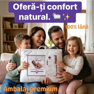 Cauți un cadou frumos, practic și care aduce bucurie în fiecare zi? 🎁 Pilotele noastre cu umplutură din 100% lână de oaie...