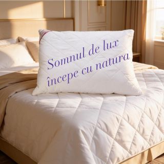 ✨ Un somn pe care îl meritați. ✨ Bucurați-vă de confortul natural al unei pilote din lână de oaie de calitate superioară....