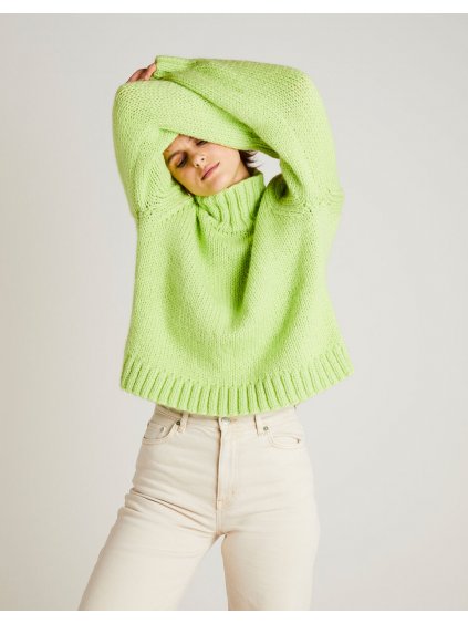 Small World Sweater AM Lime Sorbet 04 INDEX