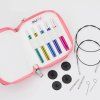 zing starter interchangeable circular knitting needle sets 4in 1