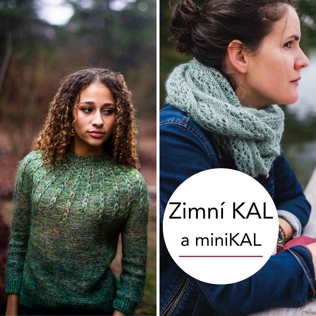 Zimní KAL a miniKAL s Wool & Pine a Woolpointem!