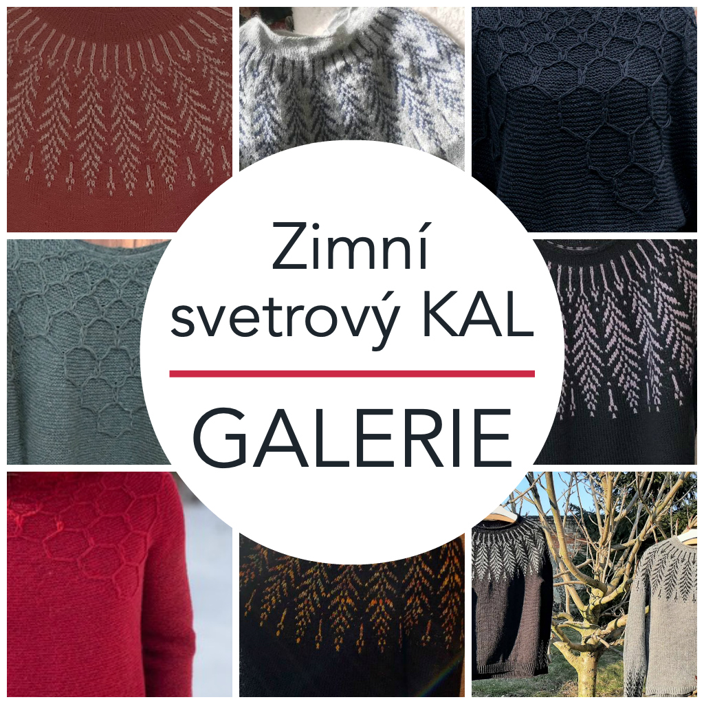 Zimní svetrový KAL 2020/21 - GALERIE