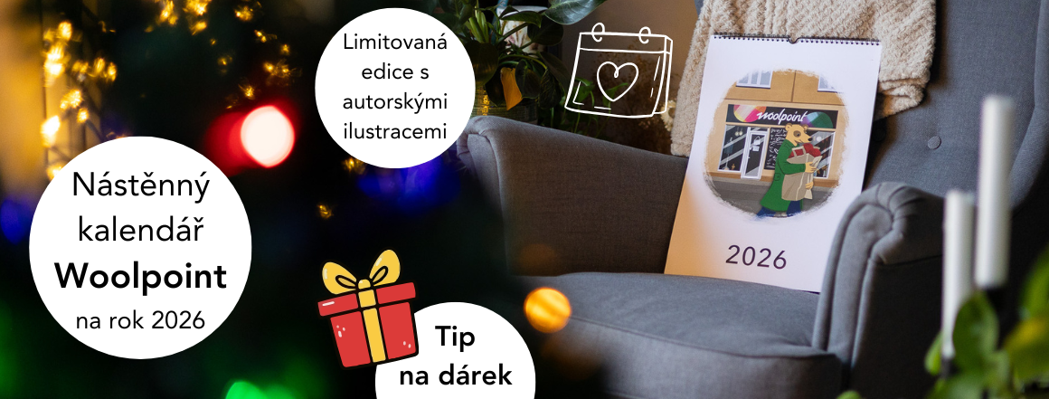 Kalendář Woolpoint 2026, limitovaná edice, autorské ilustrace