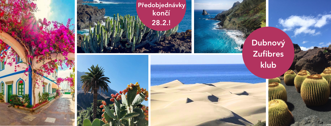 Zufibres klub - duben, exkluzivní, ručně barvená příze